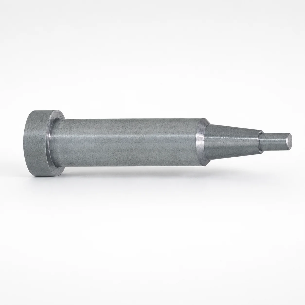 Hardened steel inlay core pins used to form deep boss pillar features